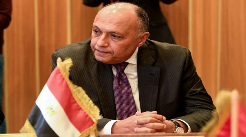 وزير الخارجية المصري يعلن توقف الجلسات المشتركة مع تركيا